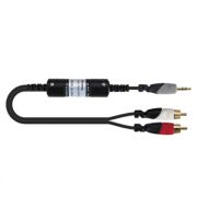  BJR101-1 Кабель акустический, 3.5мм-2хRCA, 1.5м