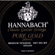 825MT Black PURE GOLD Комплект струн для классической гитары нейлон/позолоченные 