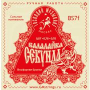  BS7F Комплект струн для балалайки-секунда (сталь+ф/б)