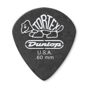  482R.60 Tortex Pitch Black Jazz III Медиаторы 72шт, толщина 0.60мм