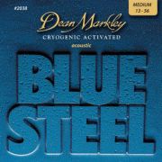  DM2038 Blue Steel Комплект струн для акустической гитары, латунь, 13-56