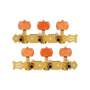  AO-020V2P Комплект колковой механики для классической гитары, позолоченный