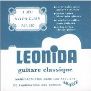  530 Leonida Комплект струн для классической гитары, норм.натяжение