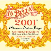  2001FM-Flamenco-Medium Комплект струн для фламенко гитары, среднее нат, посеребр.