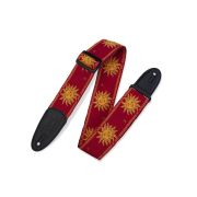  MPJG-SUN-RED Print Series Ремень для гитары, тканый, солнце/красный