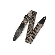  MSSC80-BLK/WHT Country/Western Series Ремень для гитары, хлопок, черный/белый