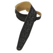  PMS44T03-BLK Heirloom Series Ремень для гитары, замша, черный