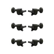  J-07-BK-3+3 Колки для гитары 3+3, черные