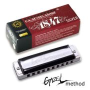  16301PTBB 1847 Silver PT Bb Губная гармошка