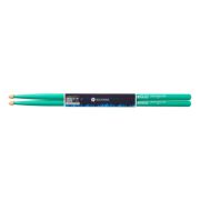  10104016 Colored Series Bluefire 7A GREEN Барабанные палочки, орех гикори, зеленые