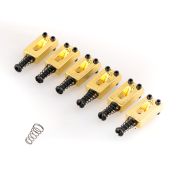  MX0884GD-6 Седло для электрогитары, золото, 6шт