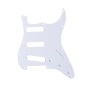  MX1388GW Пикгард для гитары Fender Stratocaster SSS, 1 слой, белая