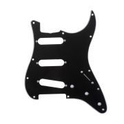  MX1388BK Пикгард для гитары Fender Stratocaster SSS, 3 слоя, черная