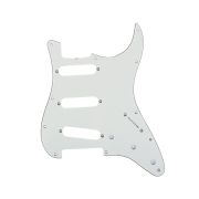  MX1388AW Пикгард для гитары Fender Stratocaster SSS, 3 слоя, белая