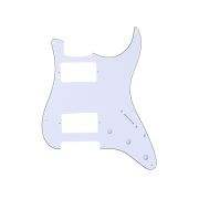  MX1379WH Пикгард для электрогитары Fender Stratocaster HH, 3 слоя, белая