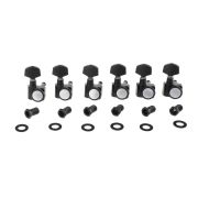  MX1510BK-6 Колки для гитары, 6л, локовые, черные