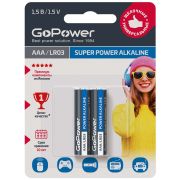  00-00019862 Super Power Alkaline Элемент питания AAA/LR03 щелочной 1.5В, 2шт