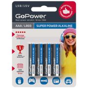  00-00015602 Super Power Alkaline Элемент питания AAA/LR03 щелочной 1.5В, 4шт