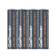  00-00015593 Элемент питания R03 AAA Shrink 4 Heavy Duty солевой 1.5V, 4шт