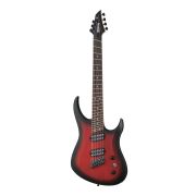  Shturm-7-ms-red-burst Электрогитара 7-струнная мультимензурная, красный санберст
