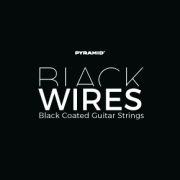  443100 Black Wires Комплект струн для электрогитары, никелированные, с покрытием, 11-48