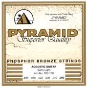 326100 Phosphor Bronze Комплект струн для акустической гитары, 11-50