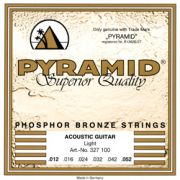  327100 Phosphor Bronze Комплект струн для акустической гитары, 12-52