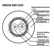  DMX-Flexx-BLK-100m Кабель &AES/EBU гибкий, d6,0, чёрный, 100м