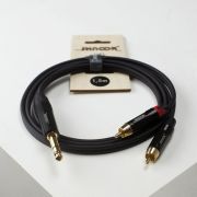  JS2RCA-0,5m Y-кабель 6,3мм стерео-2хRCA, 0.5м