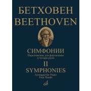 17783МИ Бетховен Л. ван Симфонии. Том 2 No6-9. Переложение для ф-но в 4 руки, издательство 