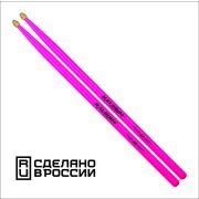 7KLHBPK5A Pink 5A Барабанные палочки, граб, флуоресцентные розовые