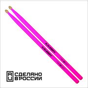  7KLHBPK5B Pink 5B Барабанные палочки, граб, флуоресцентные розовые