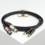  RCA2XF-5m Компонентный кабель 2хRCA - 2хXLRF, 5м