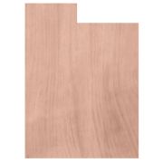  GB-Mahogany-1 Заготовка корпуса электрогитары, красное дерево