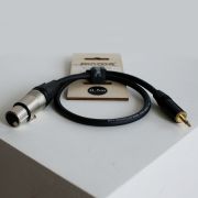  MJXF-0,15m Кабель соединительный XLR3f-3.5мм, стерео, 15см