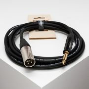  IC124-XMJM-0,15m Кабель инструментальный, XLRM-6.35мм моно, 0.15м