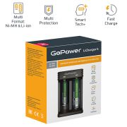 00-00015360 LiCharger 4 Зарядное устройство для аккумуляторов Ni-MH/Ni-Cd/Li-ion, 2 слота