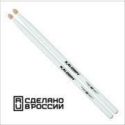  7KLHBW5B 5B Барабанные палочки, граб, деревянный наконечник, белые