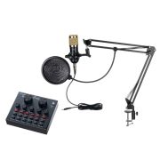  V8+BM800 Набор для стрима, конференций, игровой, студийный (микрофон, звуковая карта)