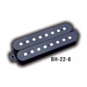  BH-22-8-P-BK-N Звукосниматель магнитный для 8-струнной гитары, хамбакер, нековый, черный