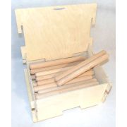 SCL20-BOX20 Клавесы, 20х200мм, бук, набор 20 пар, в деревянном ящике
